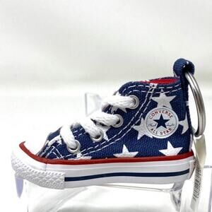 NWT Converse Key Chain All Star Chuck Taylor Sneaker Keychain Authentic ,Blue
